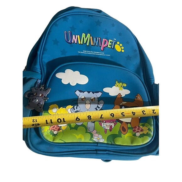 Vintage Uniminipet Backpack Blue Dong Woo Animation Korean 2001 ULTRA RARE - Picture 13 of 16